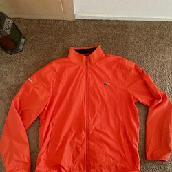 Lacoste Sport Orange Windbreaker Jacket – Size FR 58 (US 3XL)
