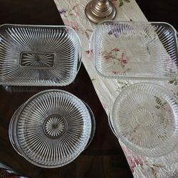4 Pcs Glass Bake Set