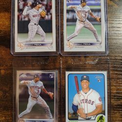 Jeremy Pena Baseball Card Collection!!