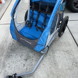 Bike Trailer - 2 Kids - Schwinn - Great Condition 