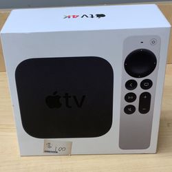 Apple TV 4k 32GB Streaming Device / Wired / Remote Control Included / Internet Access