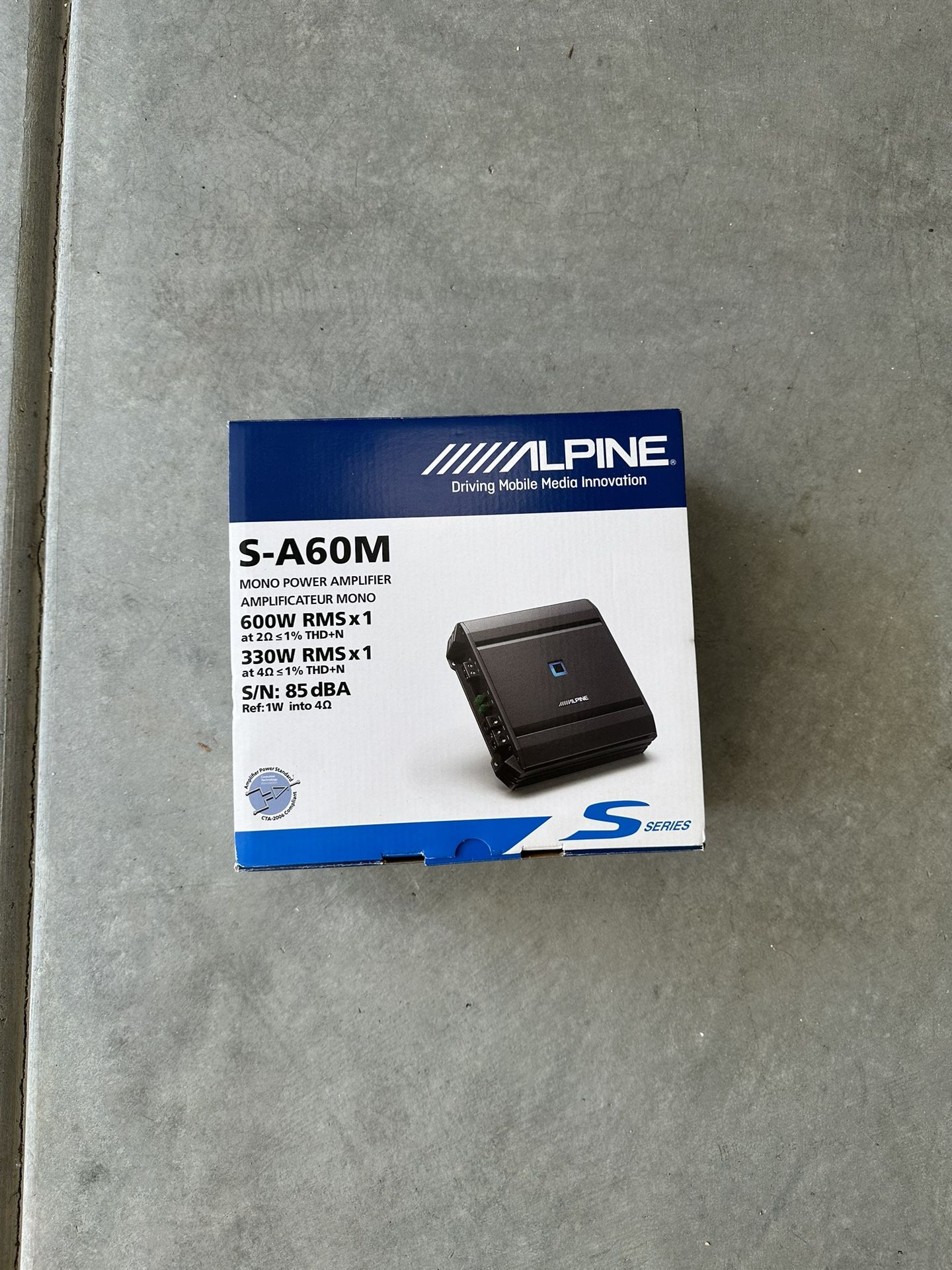 S-A60M Alpine Amp Amplifier