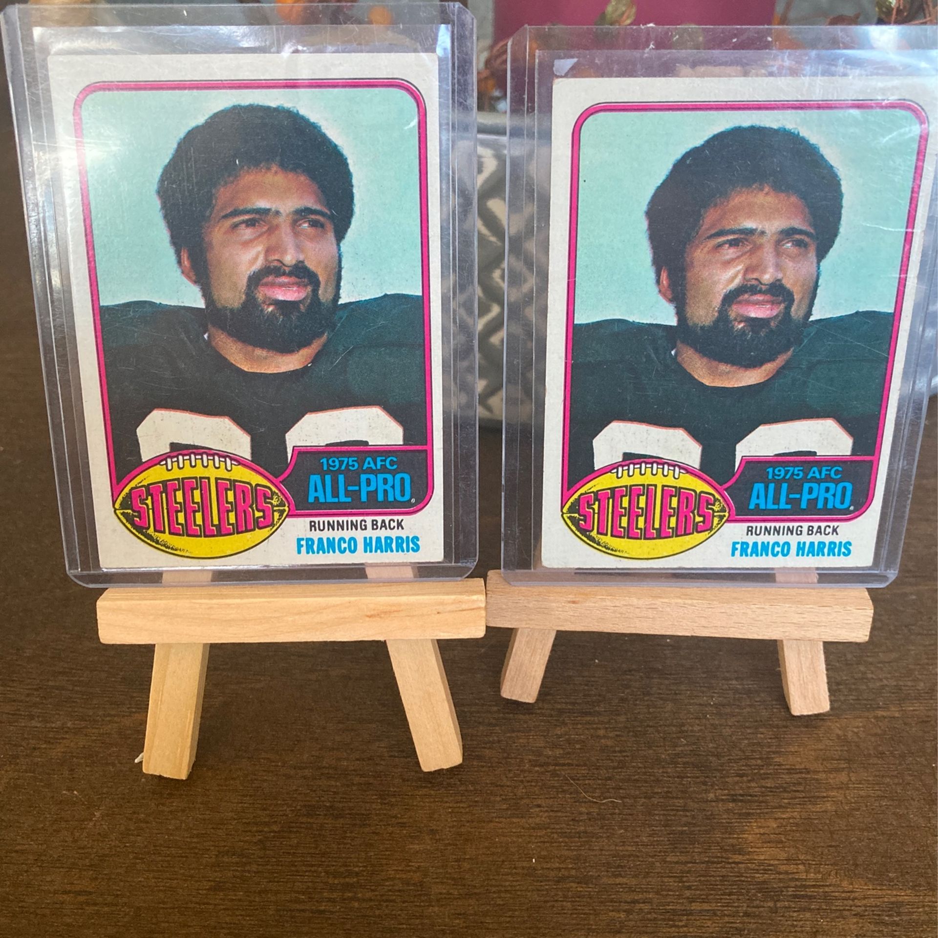 1976 Topps Franco Harris All-Pro #100 Pittsburgh Steelers RB Lot 2