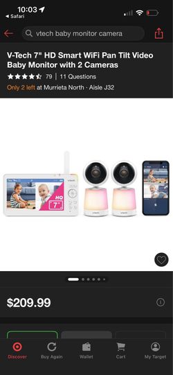 Baby Monitor with 2 cameras