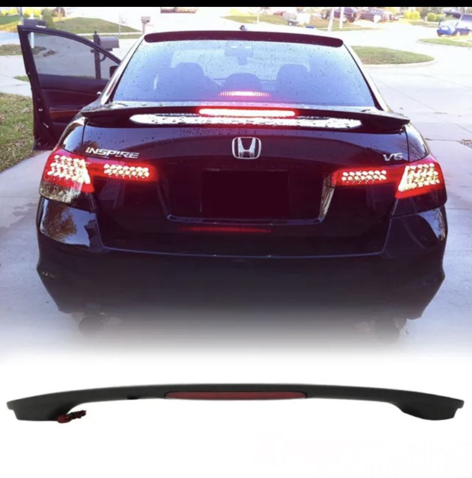 OE Type Unpainted Rear Trunk Boot Spoiler Wing Honda Accord 4D Sedan 13-16