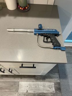 Paint  ball in Excellent shape with Chrome accessory  attachment