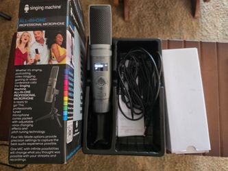 Singing machine microphone