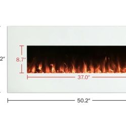 50" Fireplace Insert New In Box