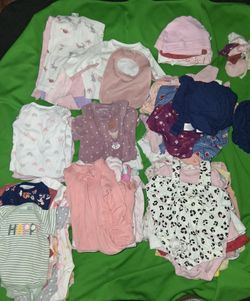 Baby Girl Newborn Clothing Bundle – Large Lot