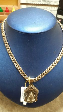 Chain 14k ,32.5gr 26" us2300,pendant 10k ,5.3gr us250