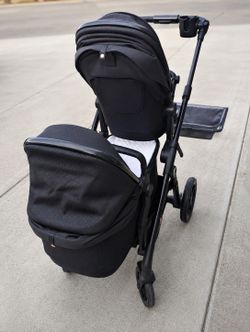 Silver Cross Wave 2022 Eclipse Dual Stroller (black/gold)