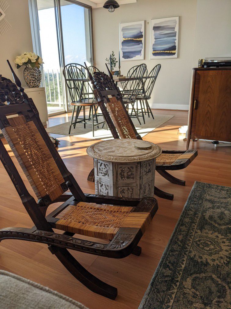 Hand Carved Chairs