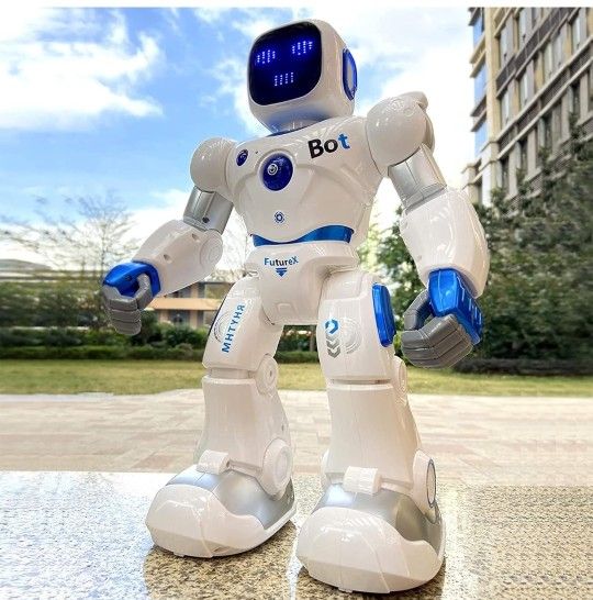 Ruko 1088 Smart Robots for Kids, Large Programmable Interactive RC Robot with Voice Control, APP Control, Present for 4 5 6 7 8 9 Years Old Kids Boys 