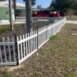 Vinyl fence