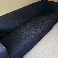 Fabric sofa.