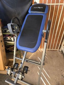 INNOVA inversion therapy table in good used condition. Fully assembled and ready for use.