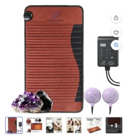 LUXURYADE Mat - 19"x34" Full Body | Natural Amethyst & Jade |