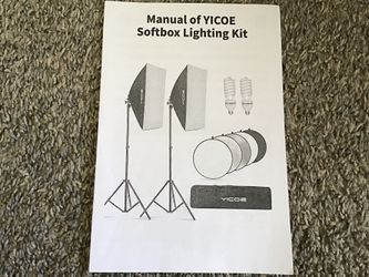 NEW! Yicoe Soft-box Lighting Kit!