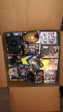 Mixed Lot of Games, Movies, and Consoles
