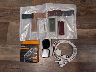 Apple Watch Series 8 Cellular 41mm Midnight Case | 🔓Unlocked Cellular | With Accessories