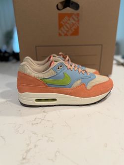 New Nike Air Max 1 Light Madder Root Worn Blue
