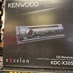 Kenwood Single Din Radio With Cd Player