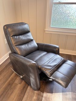 Swivel Glider Rocker Recliner – Charcoal Gray