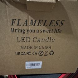9 - 2.2in Battery Operated Candles LED Flameless Candles Remote Control Outdoor