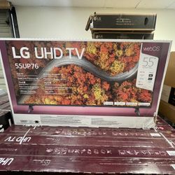 New LG UHD 55” Tv  55UP76 