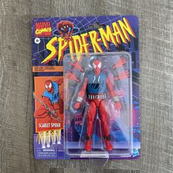 In Hand, Brand New, Never Opened Spider-Man Marvel Legends Comic 6-Inch Scarlet Spider Action Figure