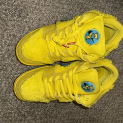 Grateful Dead Nike SB Dunks Yellow 10