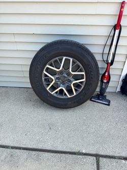 Set of 5 tires and rims jeep wrangler 1000 obo