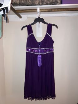 Purple Party Dress (Sz 8)