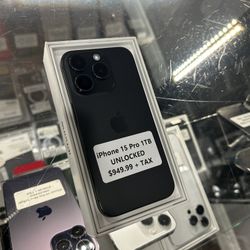 iPhone 15 Pro 1TB Unlocked 