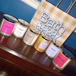 Bath and body works candles