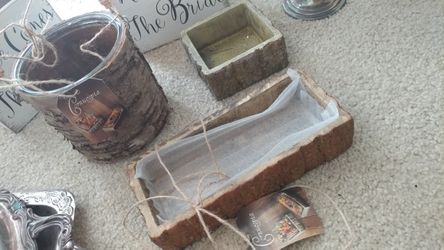 Wood decorative holders