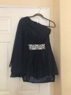 Navy blue dress size 2