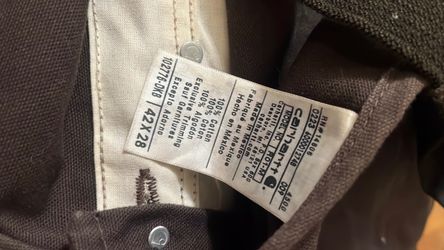 42x28 Carharrt coveralls