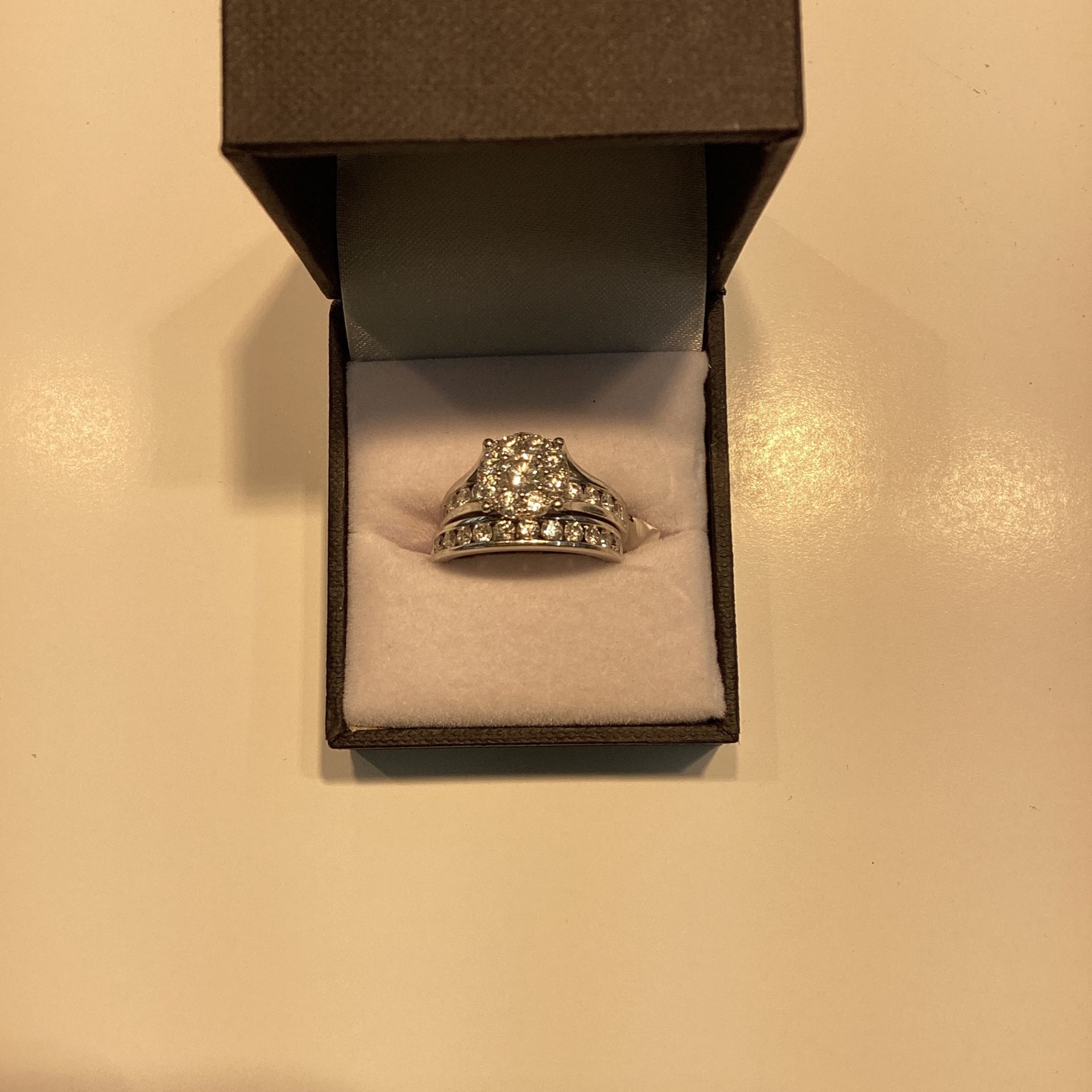 14k Diamond Wedding Set