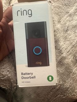 Ring battery doorbell brand new