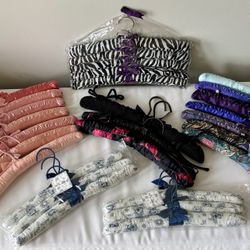 30Pc Lot of Satin Padded Clothing Hangers