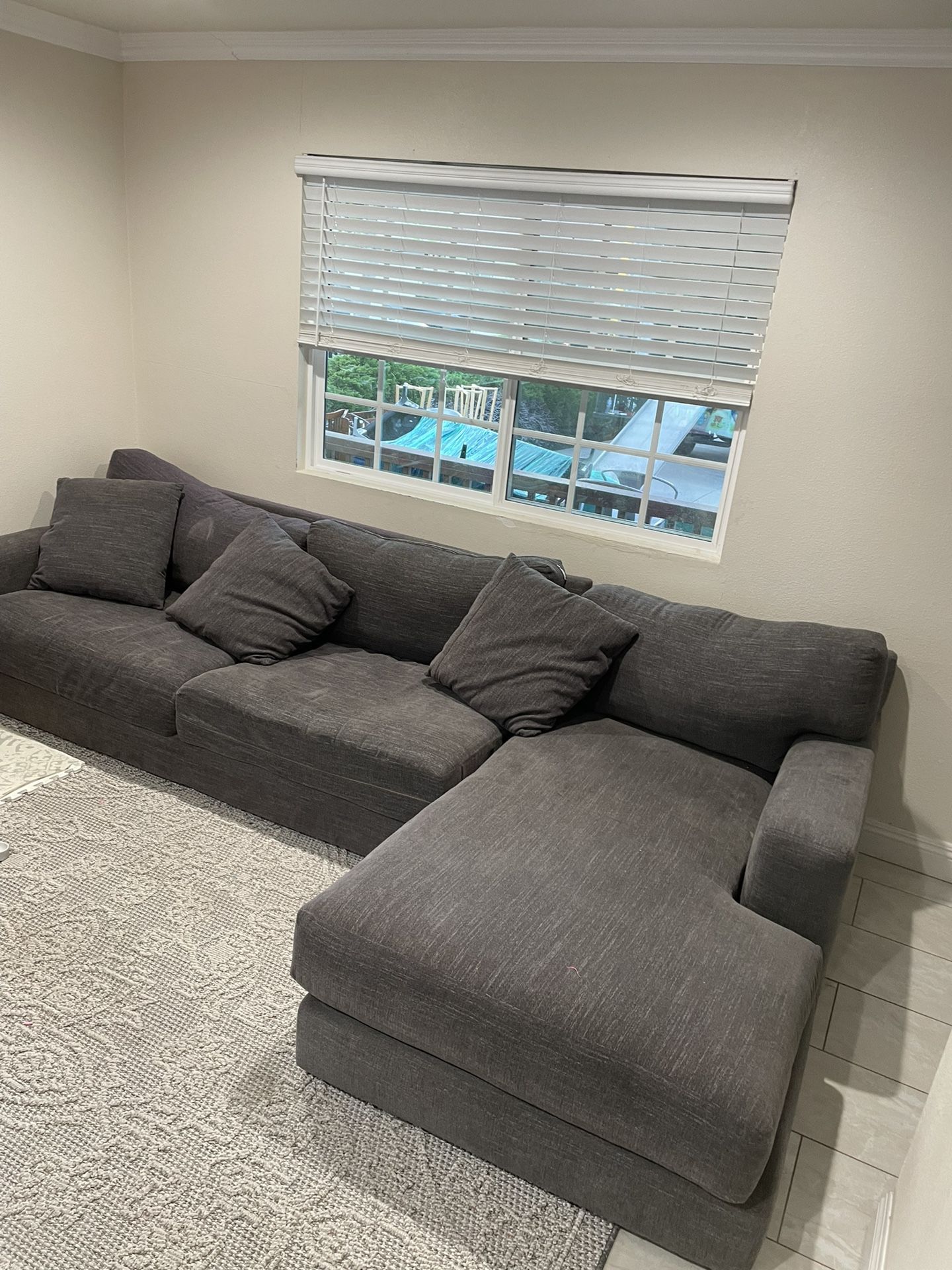 Dark Grey Couch Good Condition $100