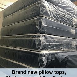 SLEEP ON A CLOUD: New Plush Pillow Tops (New in Plastic)