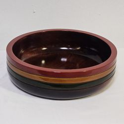 Vintage Wooden Lacquer Dish 