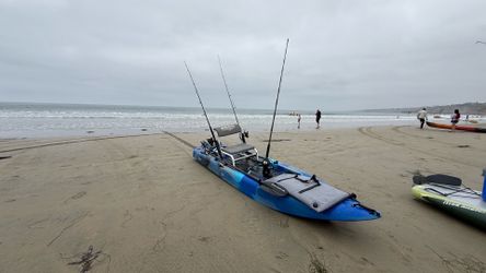 Kaku Zulu Fishing Kayak w/ Bixpy Motor Setup — Fully Rigged