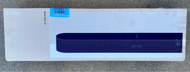 Sonos Beam Black (Gen 2) Soundbar Box Only complete
