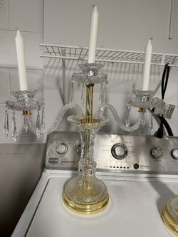 Christal Candle Holders 2 Quan