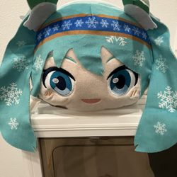 2x Hatsune Miku Winter Mochi Plushies 2011 2015