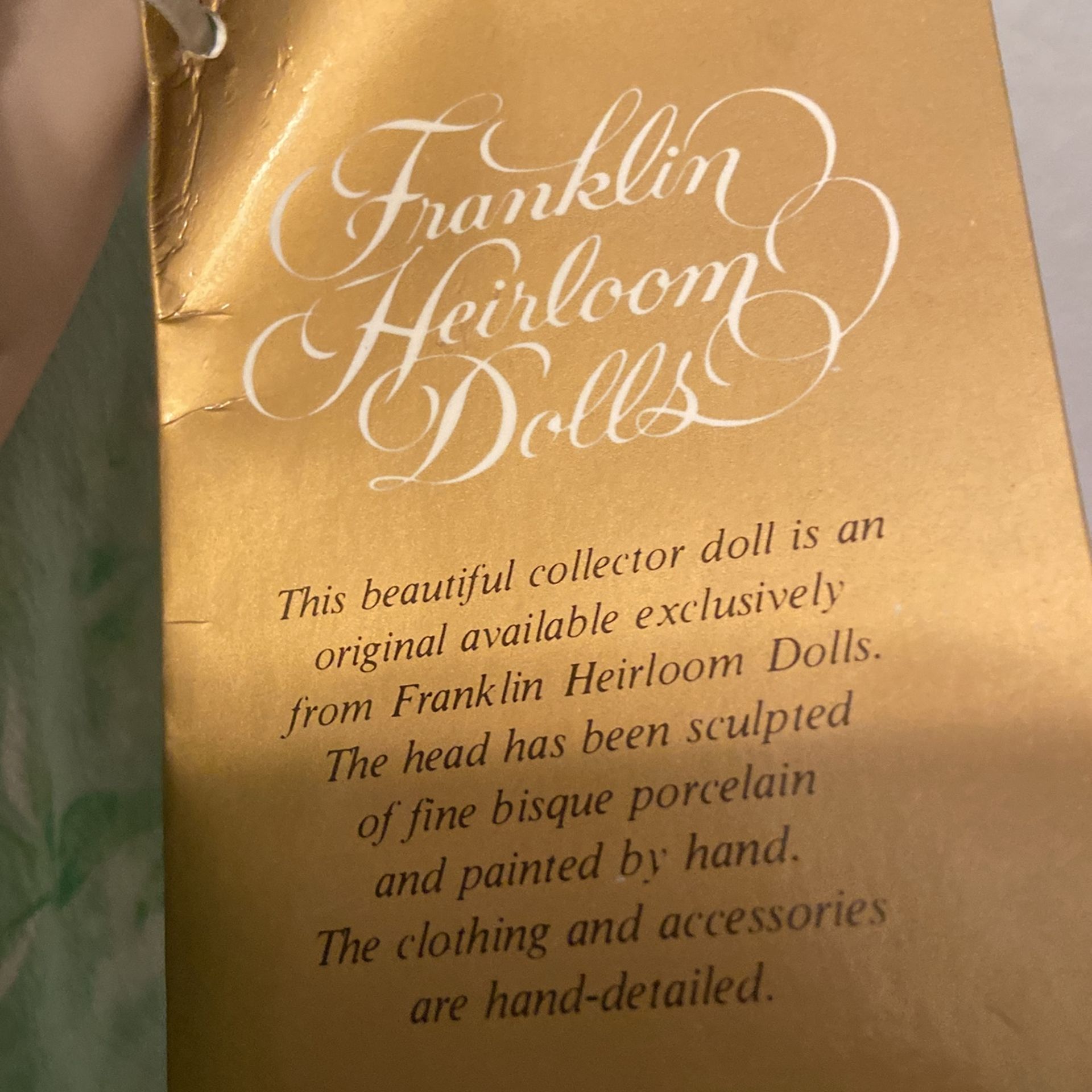Scarlett O’hara Porcelain Doll