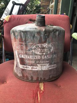  Brookins Galvanized Metal Gas Can